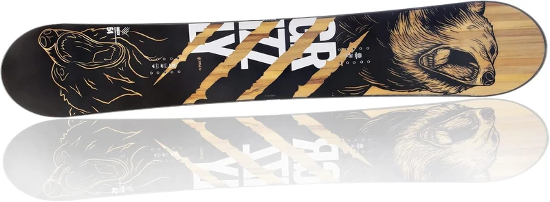 RAVEN Snowboard Set: Snowboard Grizzly + Bindung Fastec FT360 Black 159cm + FT360 Black L, 159cm + F