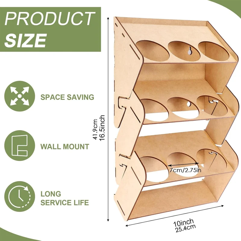 Spray Paint Storage Rack - 2er-Pack Sprühdosen Halterung, Grosser Kapazität Sprühflaschenregal, Wand