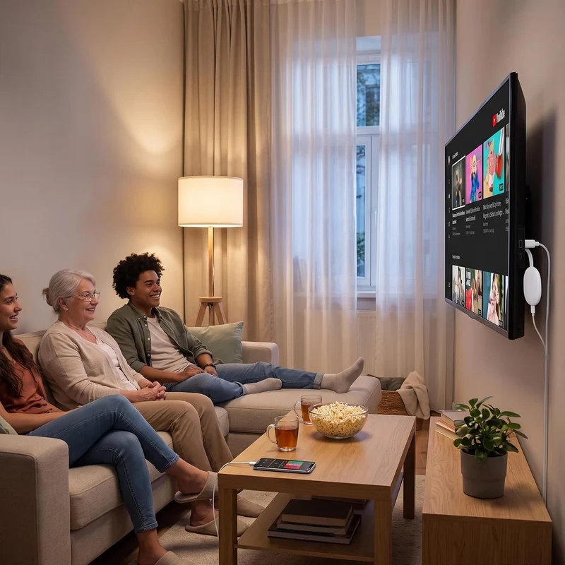 Ejoyous Wireless HDMI Dongle für TV, Full HD Wireless Display Adapter Wi-Fi TV Dongle Drahtloser Sma