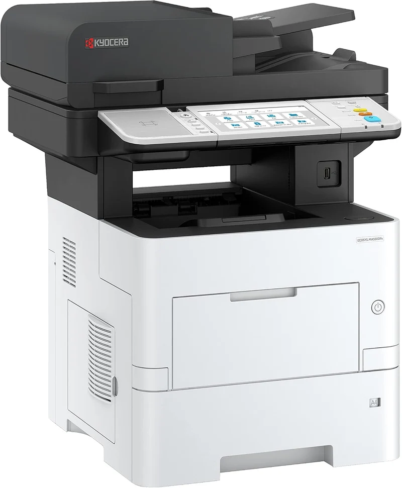 Kyocera Ecosys MA5500ifx Multifunktionsdrucker Schwarz Weiss, 55 Seiten pro Minute. Drucker Scanner