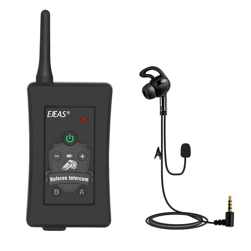 EJEAS FBIM Professionelles Fussball Schiedsrichter Bluetooth Intercom Headset Kommunikationssystem,