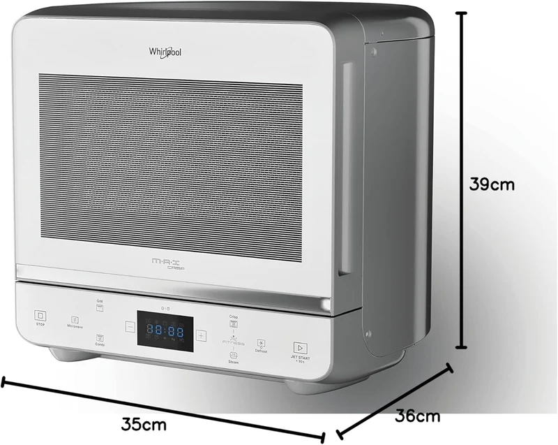MAX 49 WSL mit Quarzgrill DUAL CRISP-Funktion, STEAM, Kindersicherung