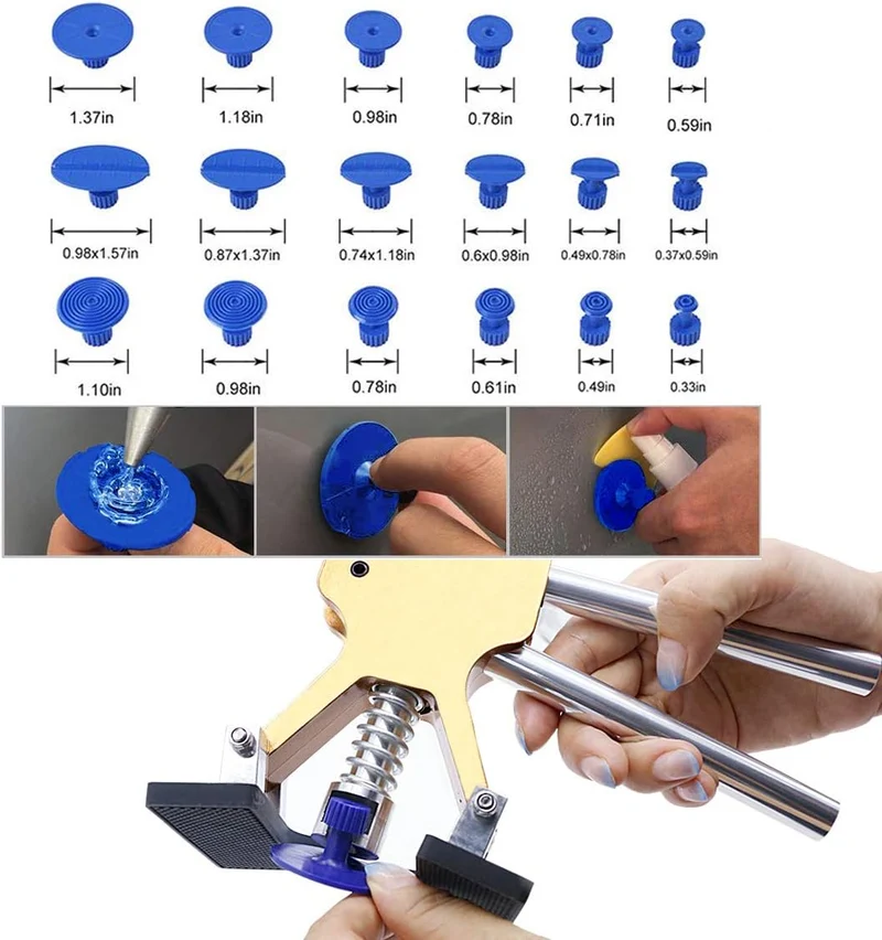 Dent Repair Kit Werkzeuge, Body Dents Remover Kit 43 pcs Repair Tools Dellen Repair Tool Dellen Repa