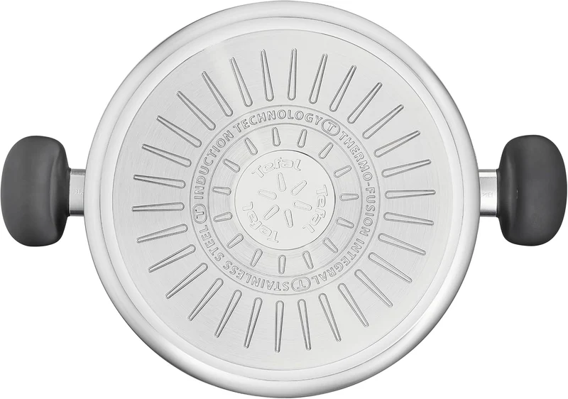 Tefal Primary E3089504 Couscous-Topf 24 cm und Dampfkorb, 4-5 Personen, Induktion, Dampfkorb mit kle