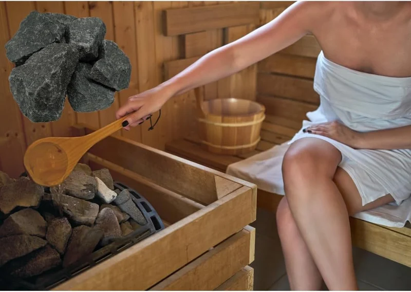 Saunasteine 20 kg Olivine-Diabase Super XXL Grösse 13cm bis 20 cm Schadstofffrei, Hand ausgewählt Sa