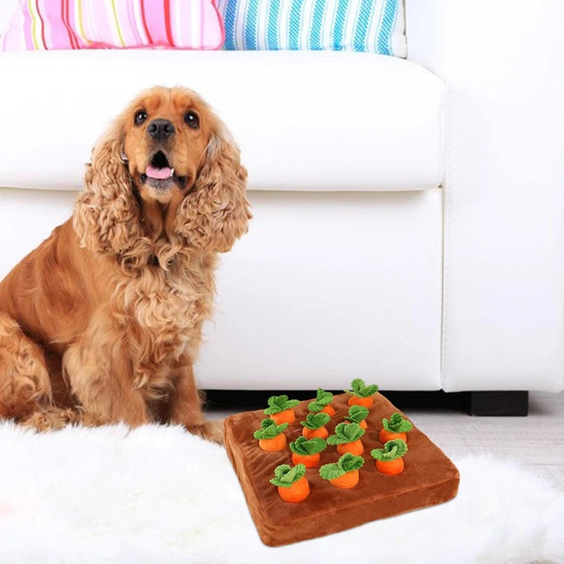 Karotten-Hunde-Puzzlespielzeug, Versteckspiel Für Karottenfarm-Hundespielzeug, Bereichernde Futterma