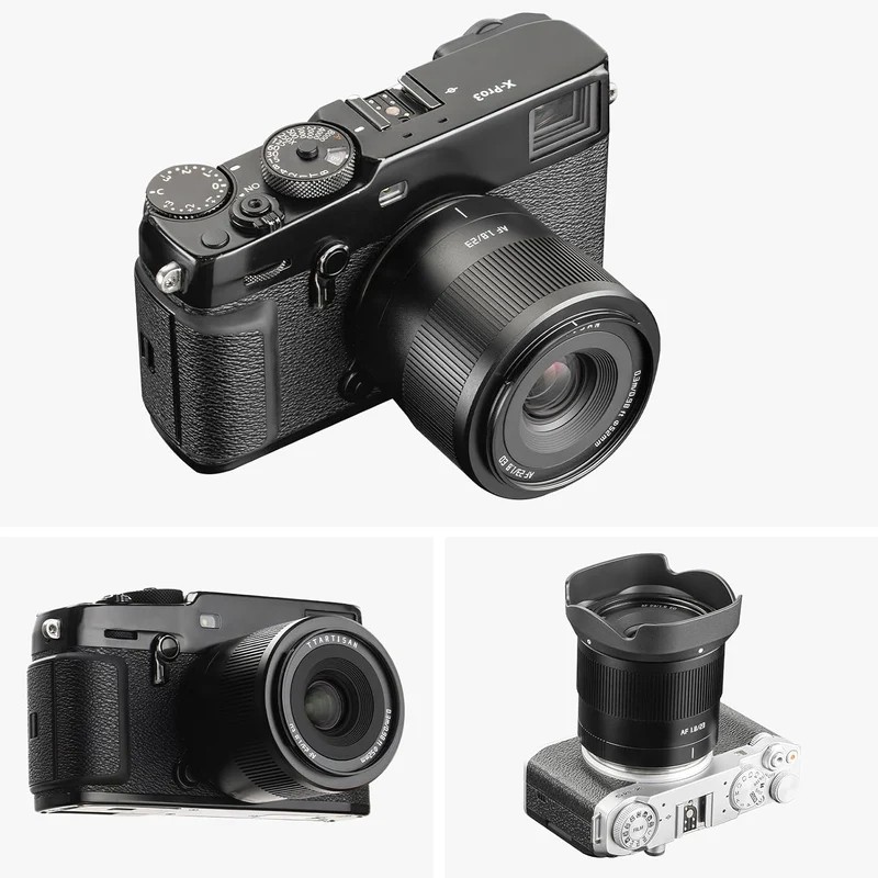 TTARTISAN AF 23mm F1.8 Objektiv für Fuji X, APS-C Rahmen Tragbares und Vielseitiges Autofokus Kamera