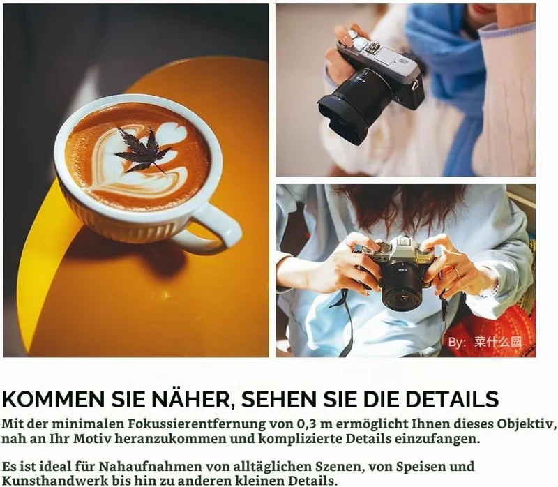 TTARTISAN AF 23mm F1.8 Objektiv für Fuji X, APS-C Rahmen Tragbares und Vielseitiges Autofokus Kamera