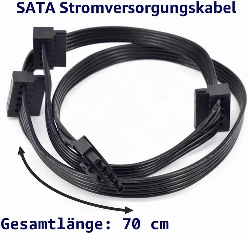 5Pin to 3 SATA-Stromversorgungskabel für Cooler Master VSM750 VSM650 VSM550 SATA Power Supply Cable