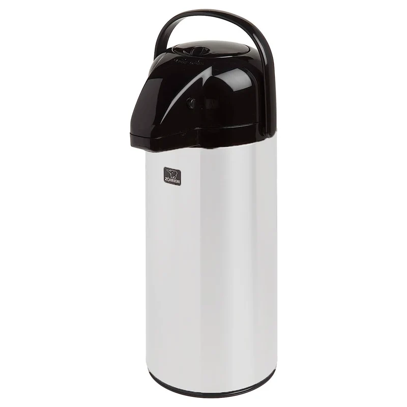 Zojirushi Airpot Isolierkanne aus Edelstahl mit Innenflasche aus Glas, 1,9 l