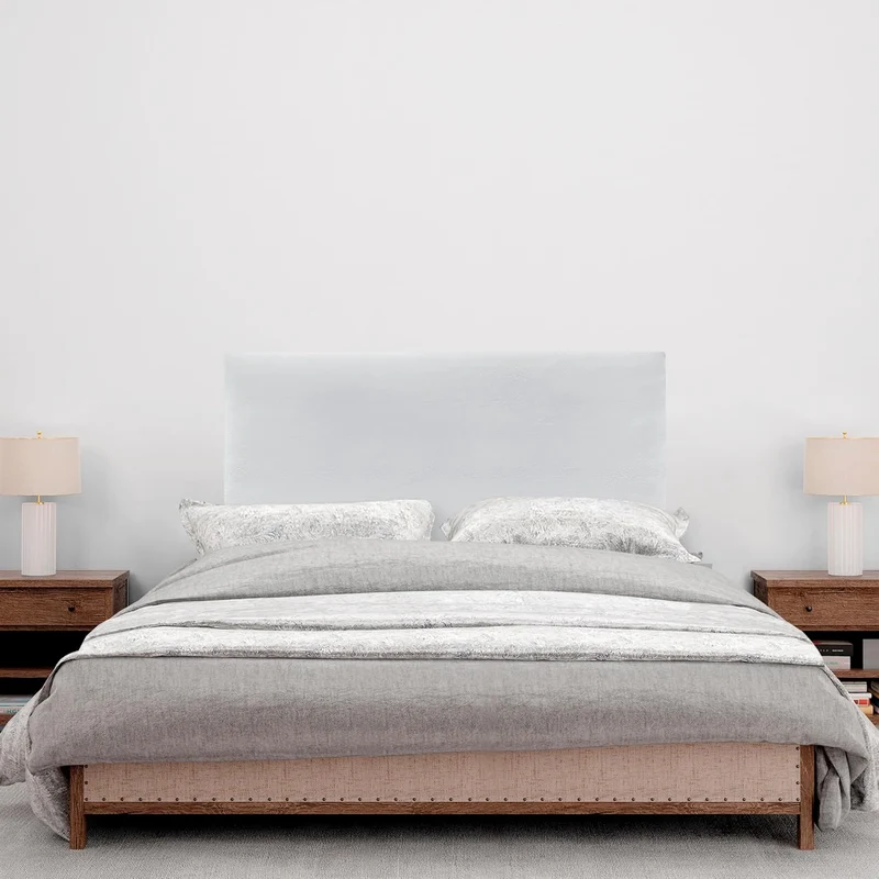 DHOME Kopfteil aus Kunstleder oder Stoff AQUALINE Glatt mit Beinen Kopfteil gepolstert Luxusbett Kop