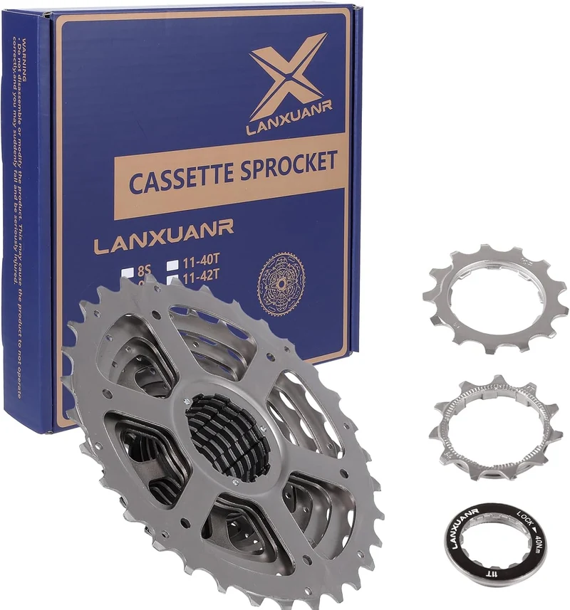 LANXUANR 10 Fach Fahrrad Kassetten ist für Mountainbikes und Rennräder geeignet. Superleicht, 11-32T