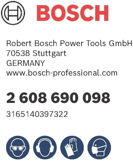 Bosch 1x PRO SDS max-5C Fliesenmeissel (für Fliesen, Fliesen, Ø mm, Professional Zubehör Bohrhammer,