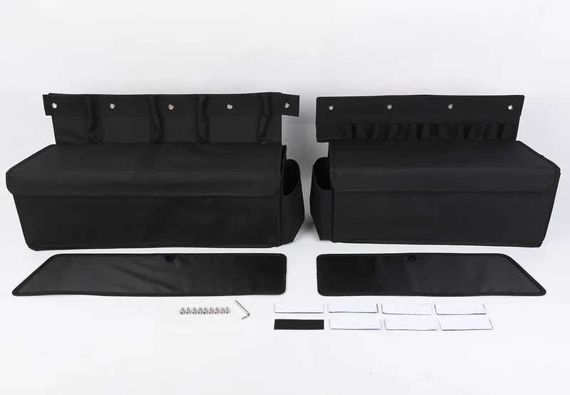 Auto Seiten Kofferraum-Organizer, Heckklappe Ablagebox für Suzuki Jimny JB64 JB74 2019-2024 (Oxford-