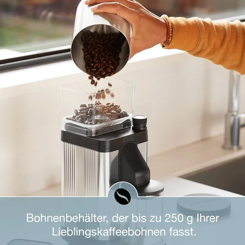 Moccamaster KM5 Kaffeemühle, Filterkaffee, Matt Black, Matt Black