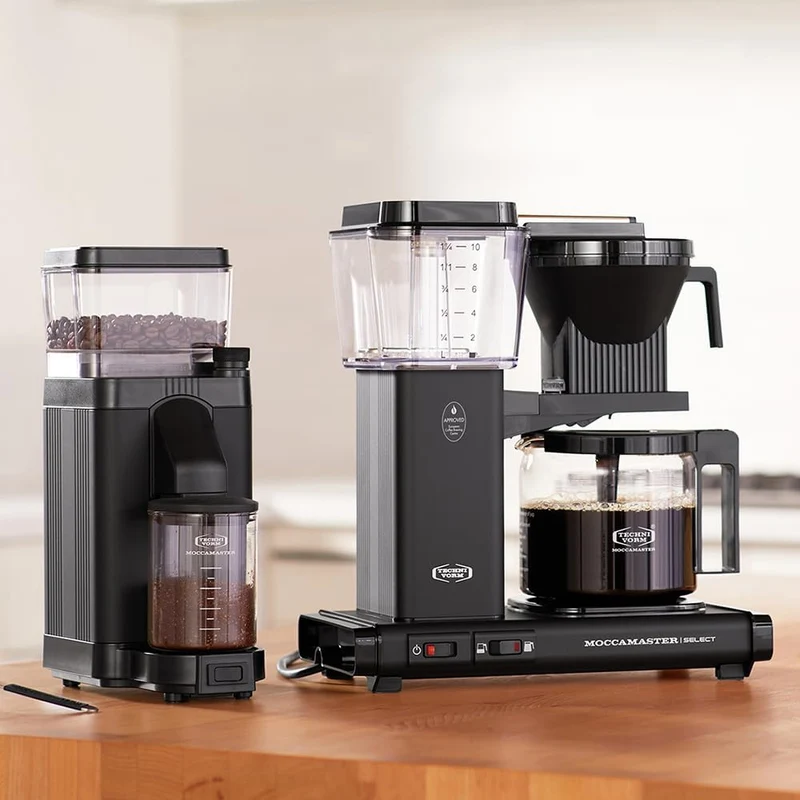 Moccamaster KM5 Kaffeemühle, Filterkaffee, Matt Black, Matt Black