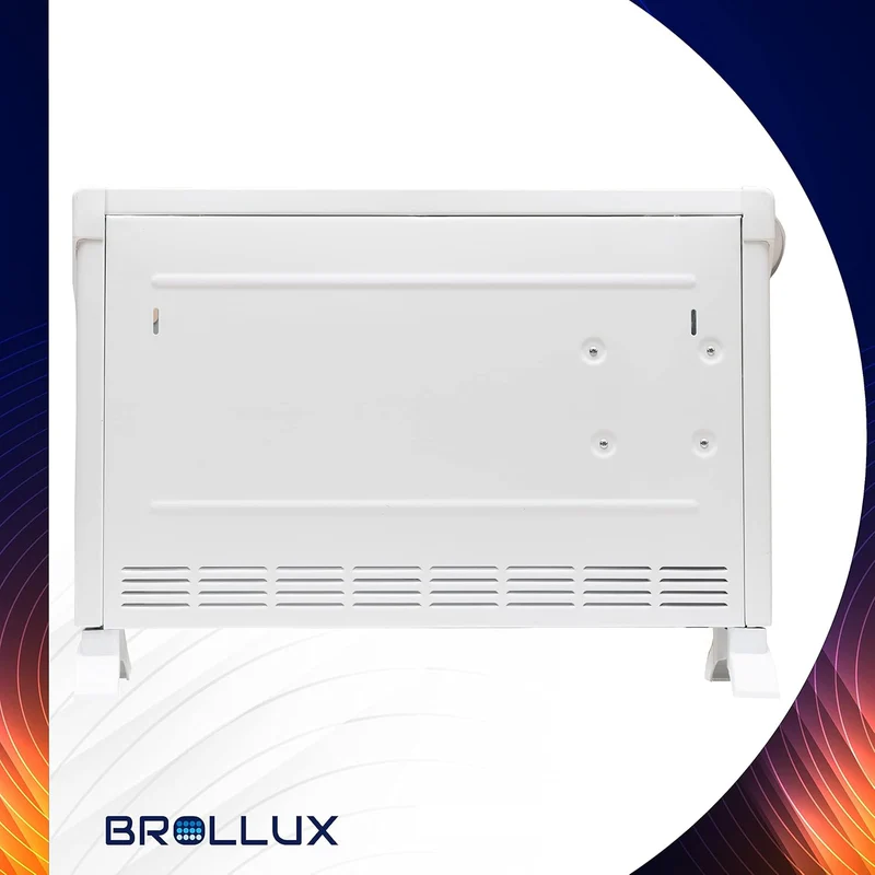 BROLLUX Elektroheizung 2000W CA2 Turbolüfter und Thermostat Heizgerät mobiler Konvektor Elektrische