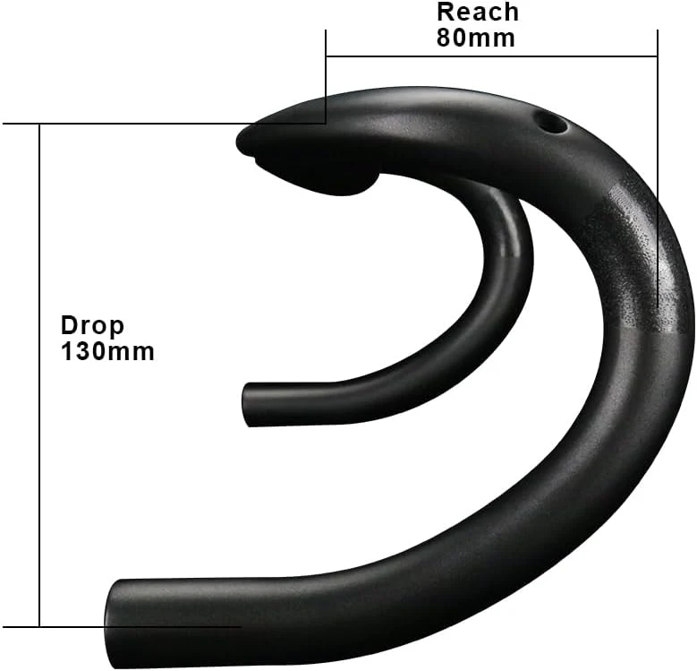 fahrradlenker carbon rennrad,RXL SL 31.8mm carbon lenker aero lenker rennrad UD glänzend 400mm, Schw