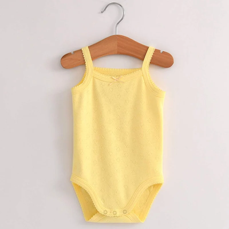 ärmelloses Tanktop, Body, für Babys, Mädchen, aus Baumwolle, 3er-Pack Strampler 3-6 Monate 4er-Pack