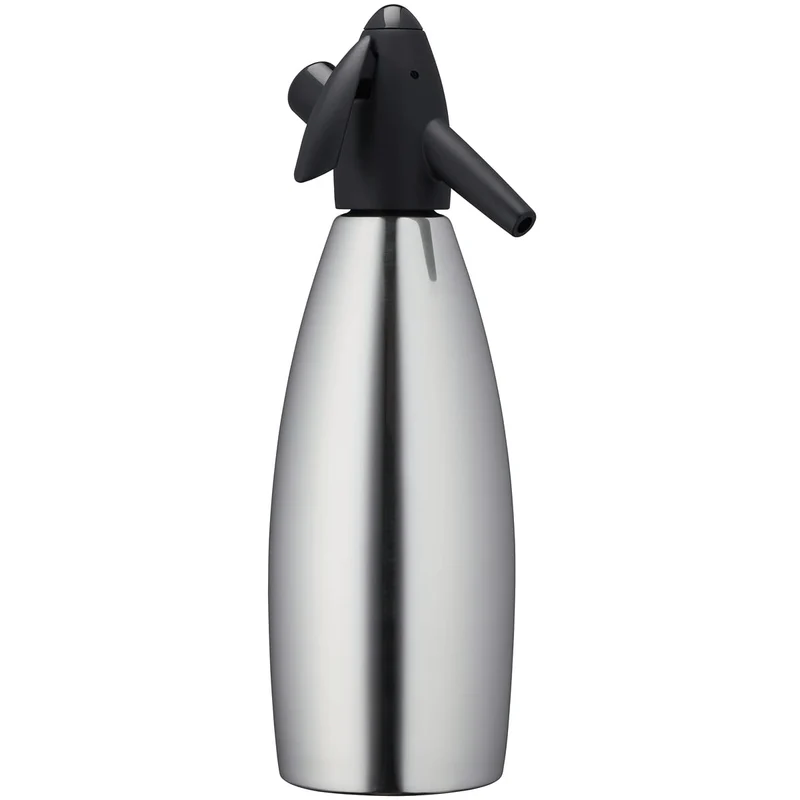 LOUIS TELLIER | Siphon für Sprudelwasser | Edelstahlbehälter | 1L | Sprudelwasser | Sprudelndes Wass