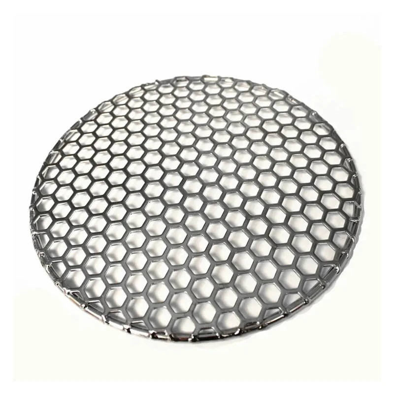 10-40 cm Durchmesser Edelstahl 304 Lebensmittelqualität Runder BBQ Holzkohlerost Grillgrill mit Zell