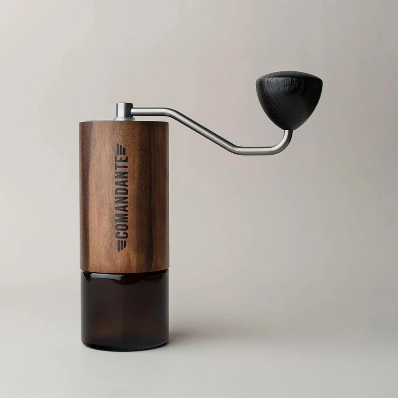 Kaffeemühle C40 MK4 Nitro Blade Liquid Amber/Edelstahl von COMANDANTE, Silber/Braun, Silber/Braun Si