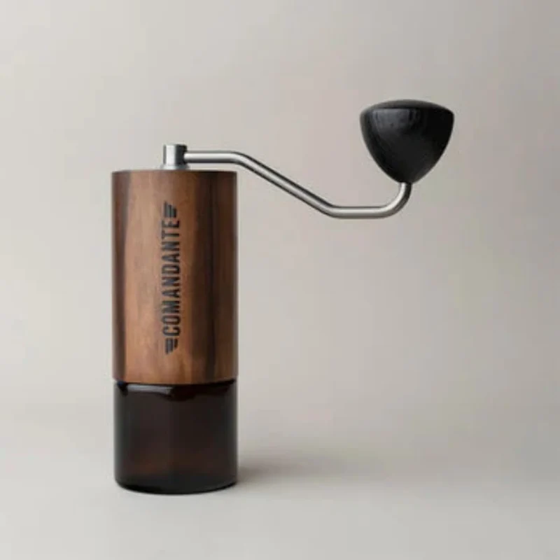 Kaffeemühle C40 MK4 Nitro Blade Liquid Amber/Edelstahl von COMANDANTE, Silber/Braun, Silber/Braun Si