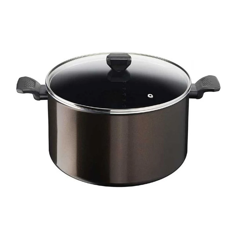 Tefal Kochtopf 30 cm (12,2 l) + Glasdeckel, für alle Herdarten ausser Induktion, Antihaftbeschichtun