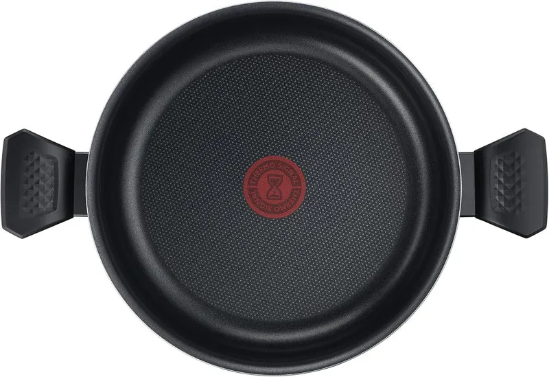 Tefal Kochtopf 30 cm (12,2 l) + Glasdeckel, für alle Herdarten ausser Induktion, Antihaftbeschichtun