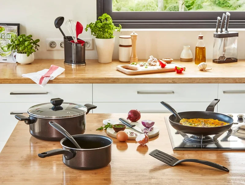 Tefal Kochtopf 30 cm (12,2 l) + Glasdeckel, für alle Herdarten ausser Induktion, Antihaftbeschichtun