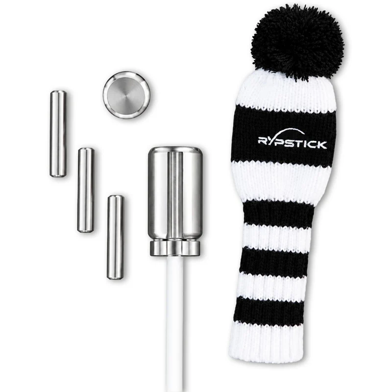 Rypstick, Golf Distanztrainingssystem, Geschwindigkeitsgerät, Aufwärmtrainingshilfe Weiss 45 45 Zoll