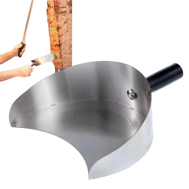 Rotisserie Catch Pan, Handheld Fleischfänger, Rotisserie Fangpfanne Fleischfänger, Praktische Döner-