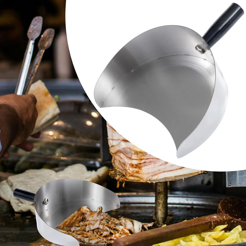 Rotisserie Catch Pan, Handheld Fleischfänger, Rotisserie Fangpfanne Fleischfänger, Praktische Döner-