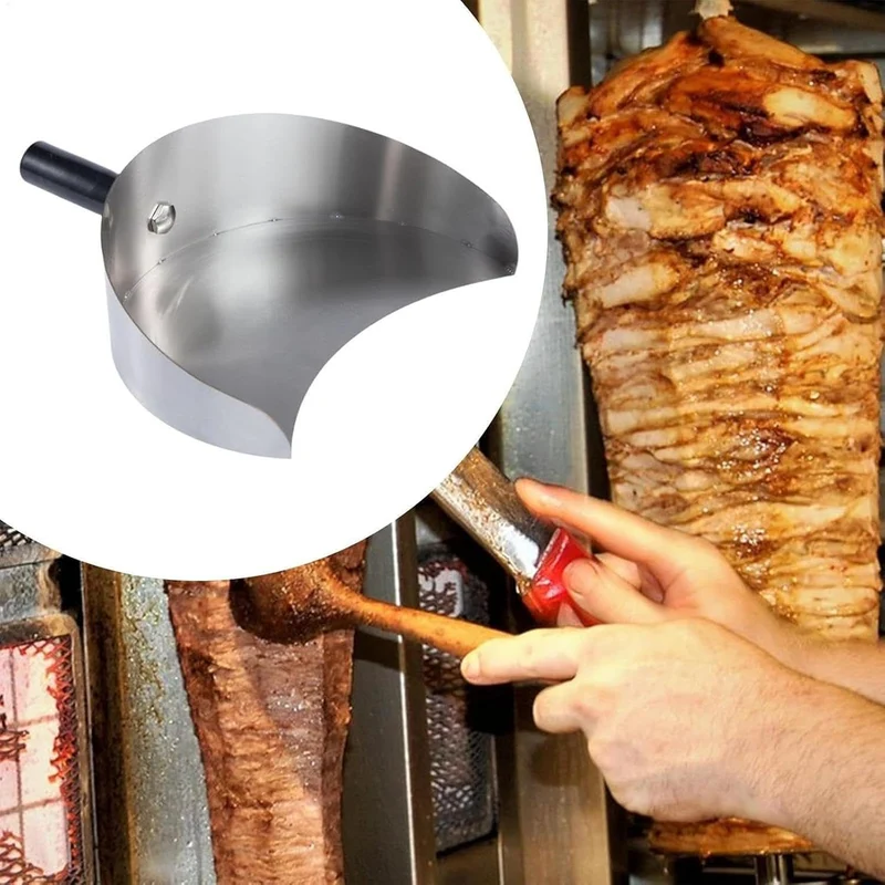 Rotisserie Catch Pan, Handheld Fleischfänger, Rotisserie Fangpfanne Fleischfänger, Praktische Döner-