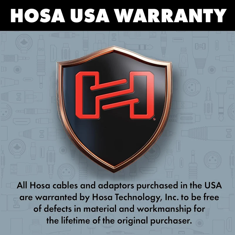 Hosa DTP-804, standard Multicore Kabel, 1 DB25 Stecker an 8 symmetrischen Klinkenstecker, 4m Länge,