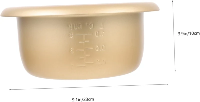 Homoyoyo Reiskocher-innentopf Ersatz-aluminiumlegierung Antihaftbeschichtet Für Das Kochen Im Hausha