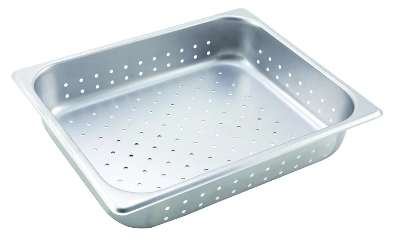 Winco 6,4 cm Pfanne, halbe Grösse 2.5" Deep Standard (perforiert), 2.5" Deep Standard (perforiert)