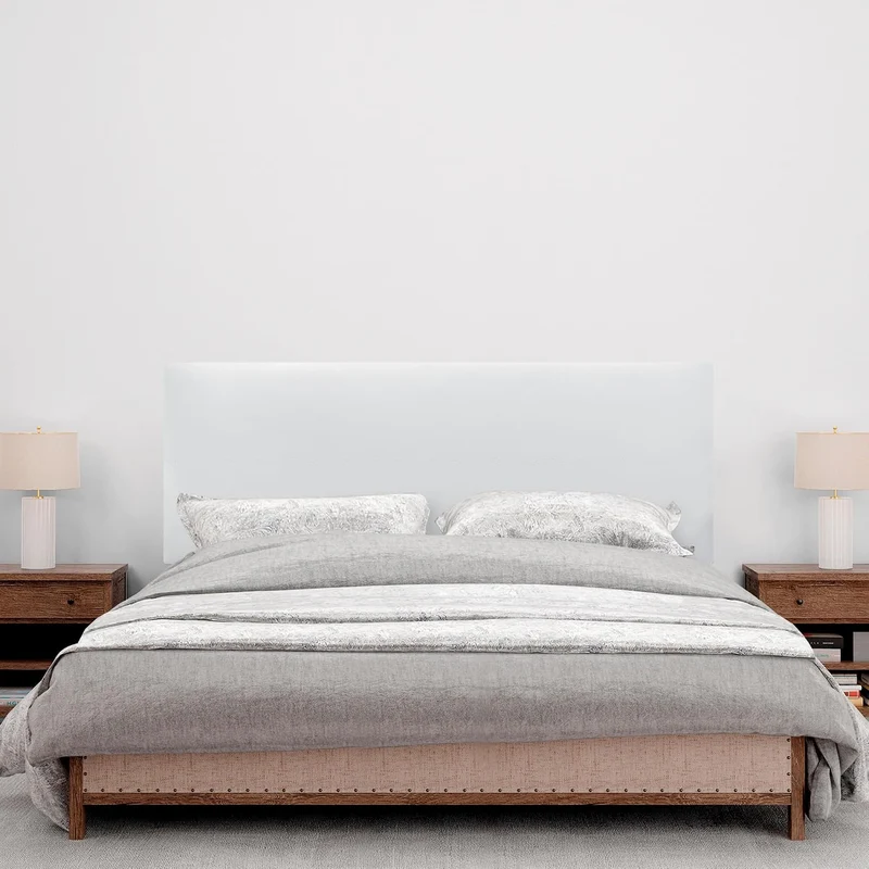 DHOME Kopfteil aus Kunstleder oder Stoff AQUALINE Glatt mit Beinen Kopfteil gepolstert Luxusbett Kop
