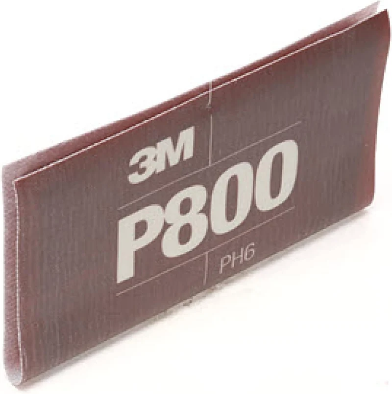 3M Hookit Flexible Schleifmittel 270J, 34340, P800, 14 x 17,3 cm, 25 Blatt pro Karton Number of item