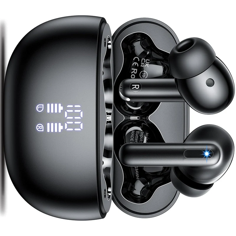 KI Kopfhörer Übersetzer, 42Std Bluetooth 5.4 Sprachübersetzer Kopfhörer mit 164 Sprachen, 6 Übersetz