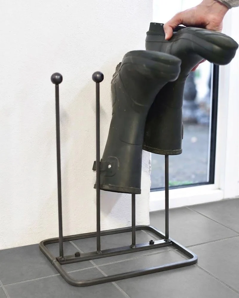 ARSUK Welly Schuhabstreifer, Stiefelknecht, Schuhbürsten, Motiv Schuhzubehör & Pflege gusseisen Eise