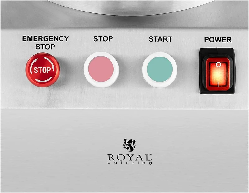 Royal Catering RCBC-10.1 Tischkutter 1400 U/min 10 l Küchenkutter Kutter Küchenmaschine