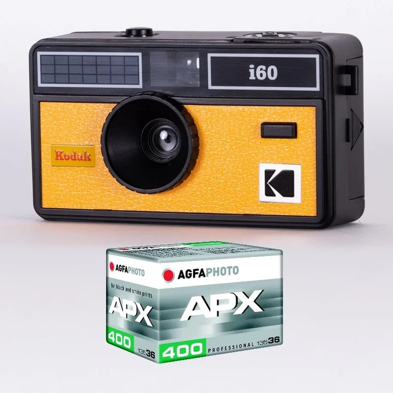 KODAK DA00258 Fotoapparat KODAK i60 und 1 ISO-Film mit 36 Aufnahmen, optisches Objektiv 31 mm, geeig