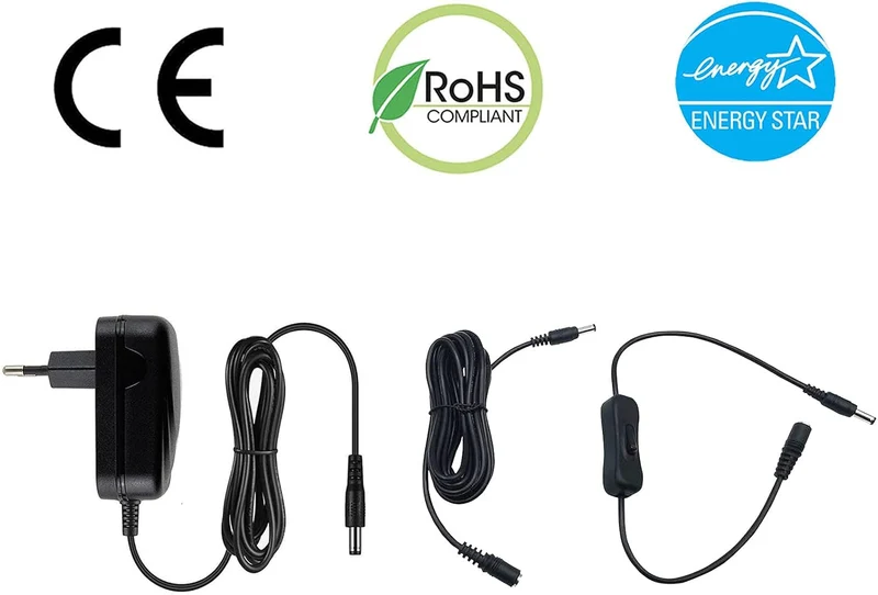 MyVolts 12V EU-Netzteil kompatibel mit Roberts iStream 3 Smart Radio - mit Verlängerungskabel und In