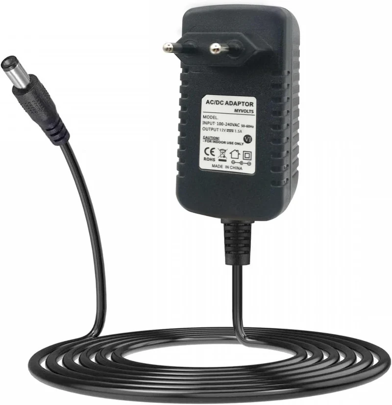 MyVolts 12V EU-Netzteil kompatibel mit Roberts iStream 3 Smart Radio - mit Verlängerungskabel und In