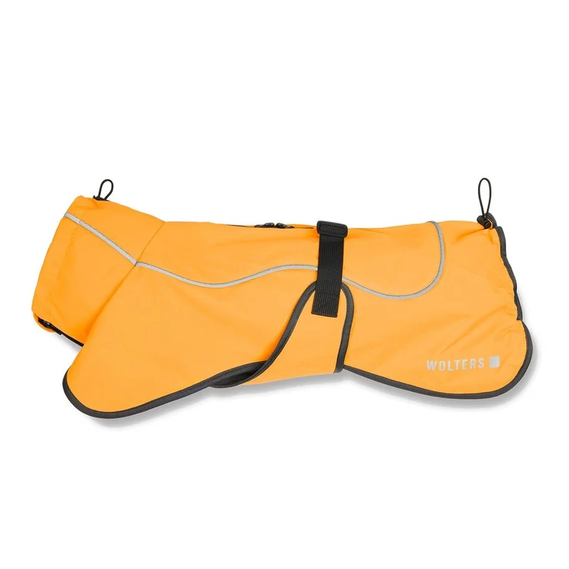 Wolters Hundejacke Cape Drizzle | Ganzjahresjacke für Hunde in der Farbe Orange | Grösse 28 (Rückenl