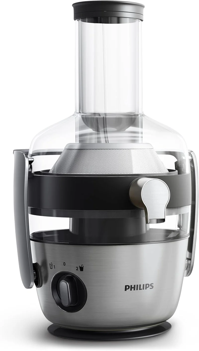 Philips Avance Collection Entsafter, Frischer Saft mit Fruchtfleisch, Sehr grosses Loch für Produkte