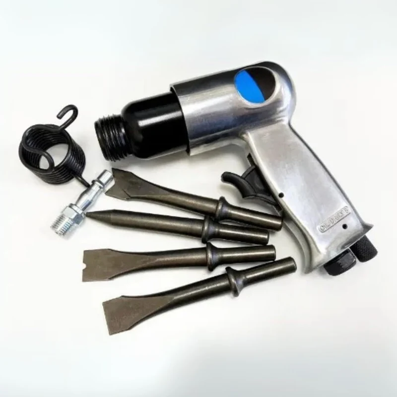 Heavy Duty Air Hammer Drill Pneumatic Tools Includes 4pc Power Chisel Bits High Power Air Chisel Ham
