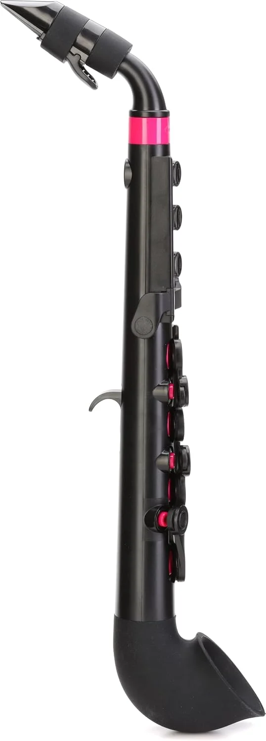 NUVO jSax 2.0, schwarz-pink, Standard Set schwarz / pink Einzeln, schwarz / pink Einzeln