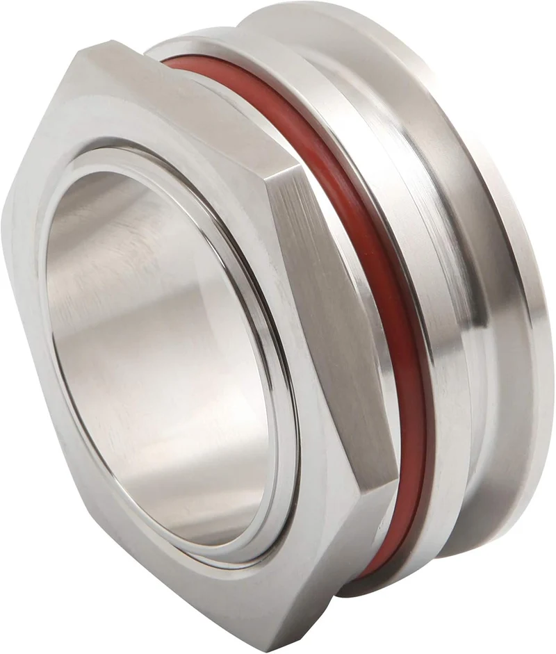 Semfeil Brew TRUE 5,1 cm Tri-Klemm-Schott-Kompressionsverschraubung, 304 Edelstahl, Homebrew Kettle